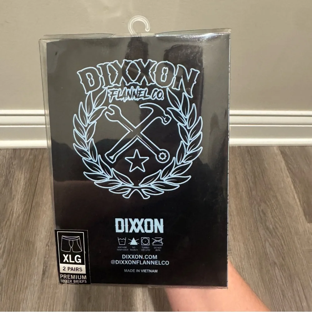 DIXXON Premium Boxer Briefs in Blue Black Print